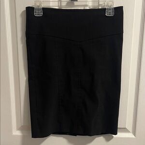 Grass Collection Classic Black Pencil Skirt